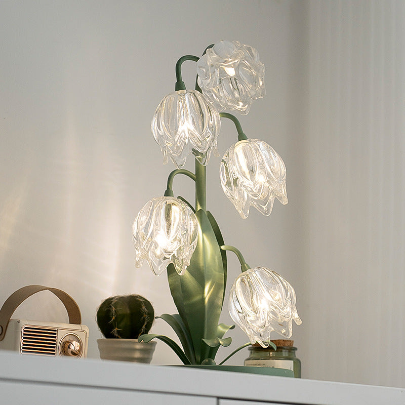 Niya Vintage Flower Table Lamp - Loonglight