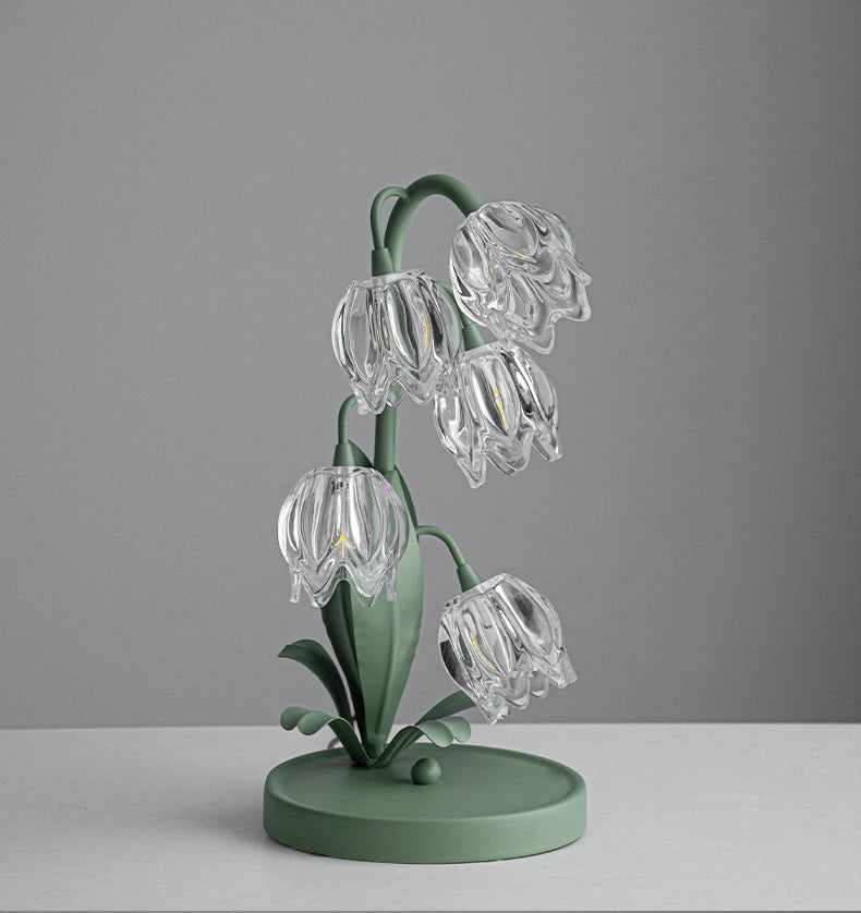 Niya Vintage Flower Table Lamp - Loonglight