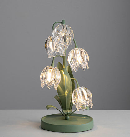 Niya Vintage Flower Table Lamp - Loonglight