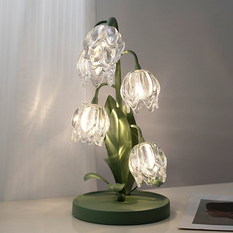 Niya Vintage Flower Table Lamp - Loonglight