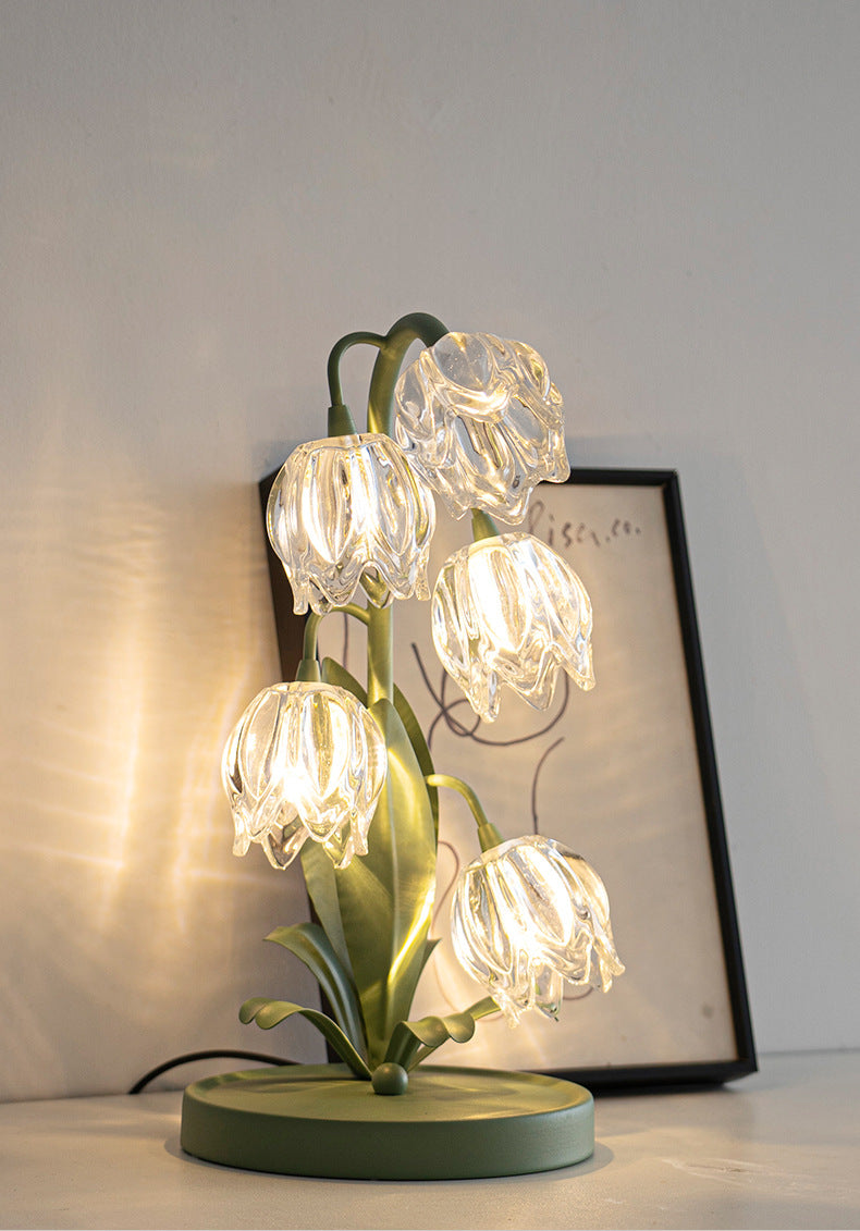 Niya Vintage Flower Table Lamp - Loonglight