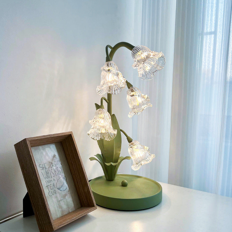 Niya Vintage Flower Table Lamp - Loonglight