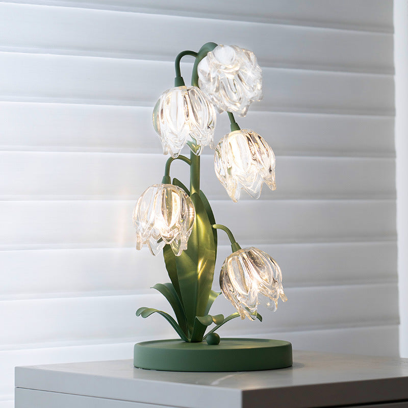 Niya Vintage Flower Table Lamp - Loonglight