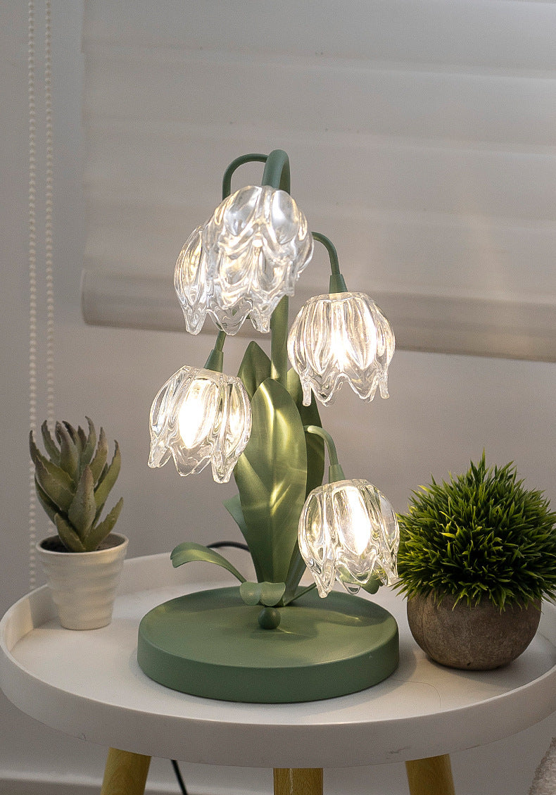 Niya Vintage Flower Table Lamp - Loonglight