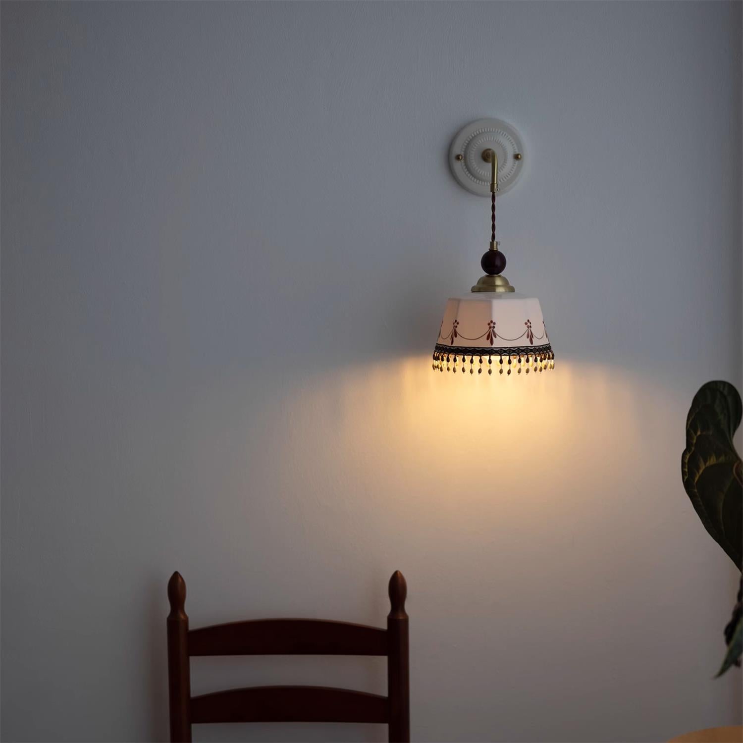 Vintage Ceramic Wall Lamp - Loonglight