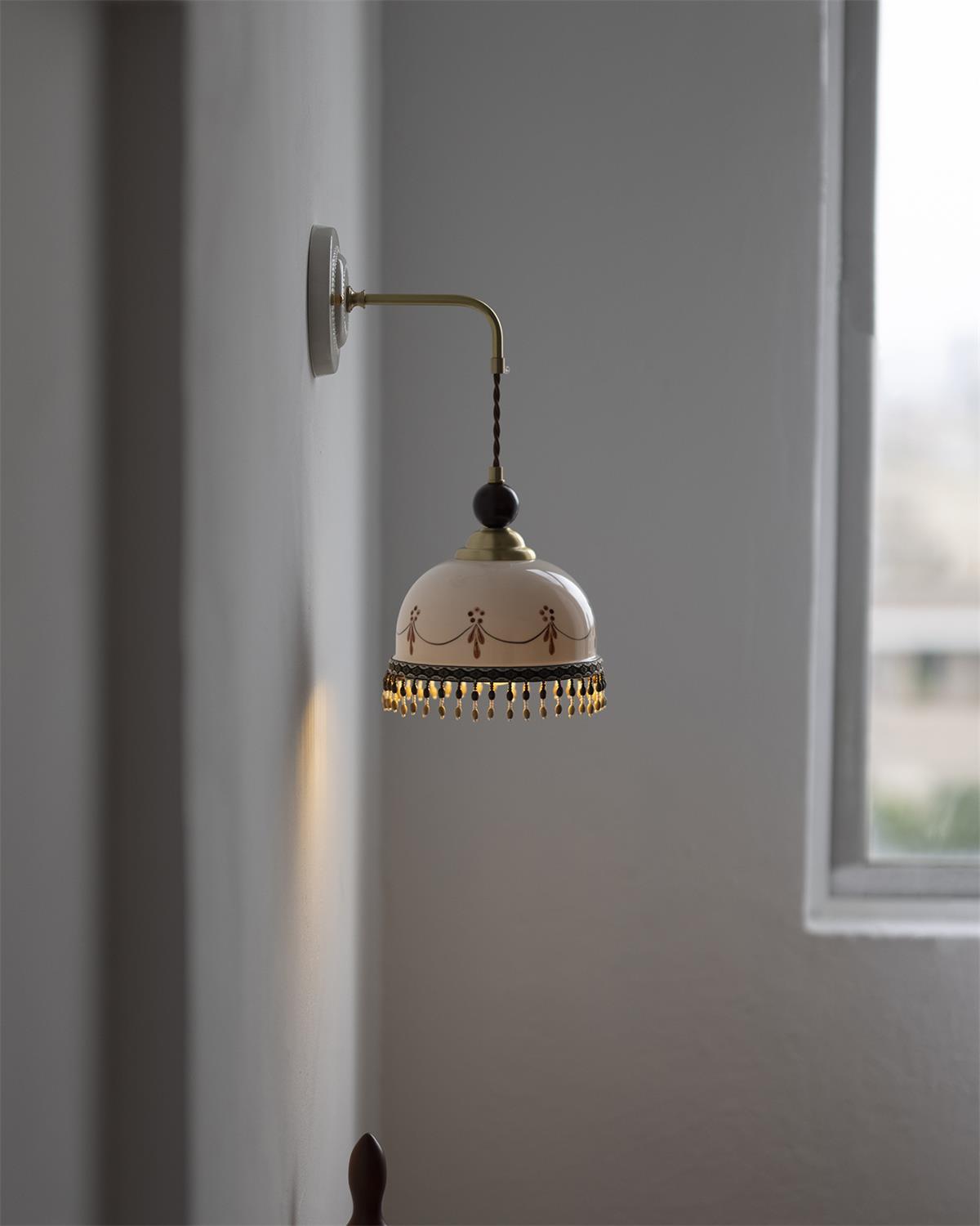 Vintage Ceramic Wall Lamp - Loonglight