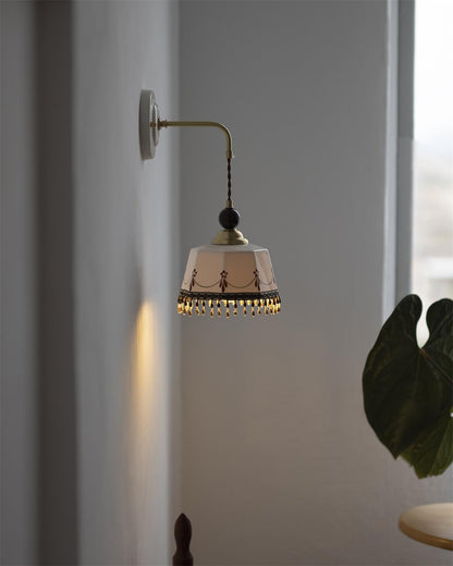 Vintage Ceramic Wall Lamp - Loonglight