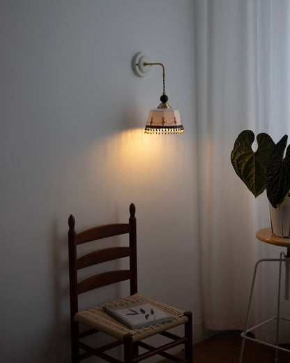 Vintage Ceramic Wall Lamp - Loonglight