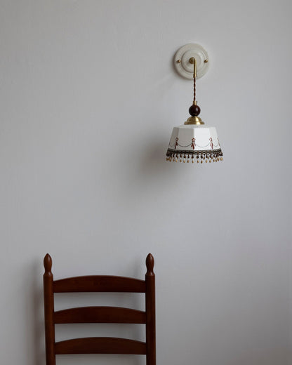 Vintage Ceramic Wall Lamp - Loonglight