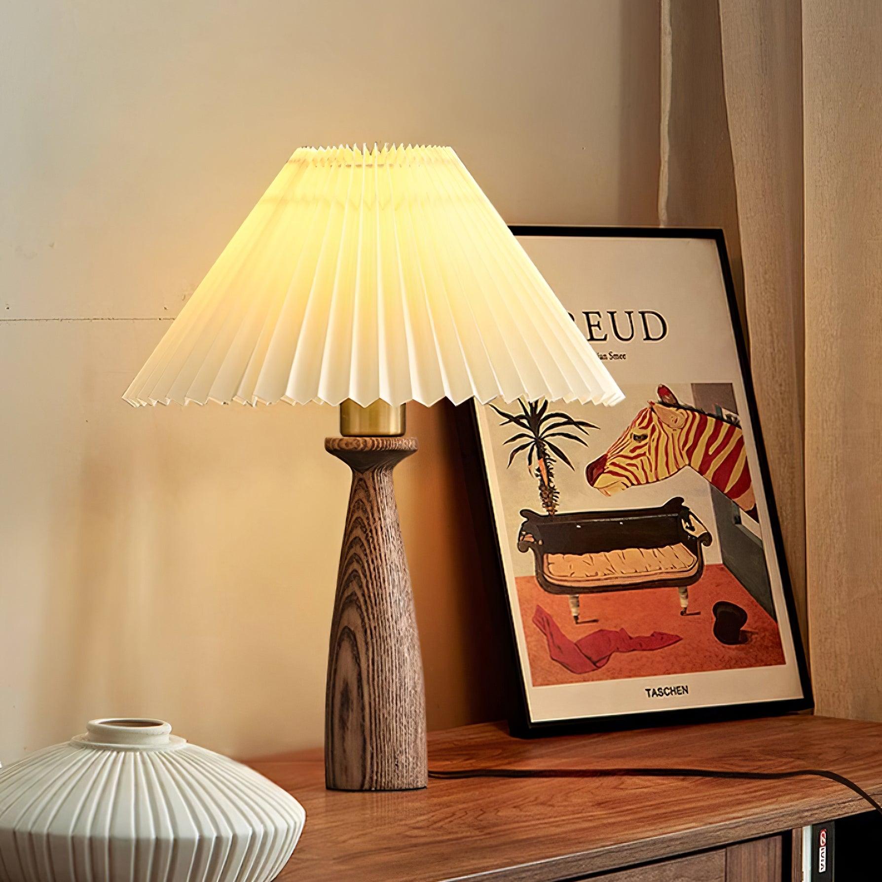 Nora Wood Table Light - Loonglight