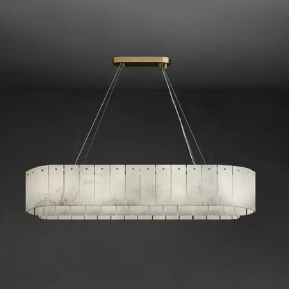 Nordic Long Alabaster Chandelier - Loonglight