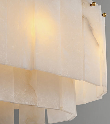 Nordic Long Alabaster Chandelier - Loonglight