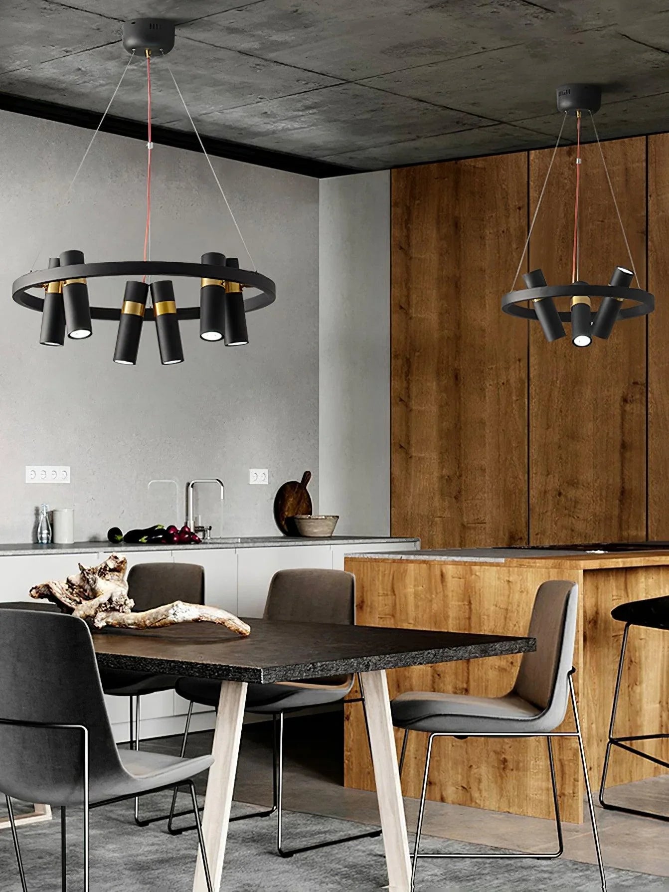 Nordic Pipe Chandelier