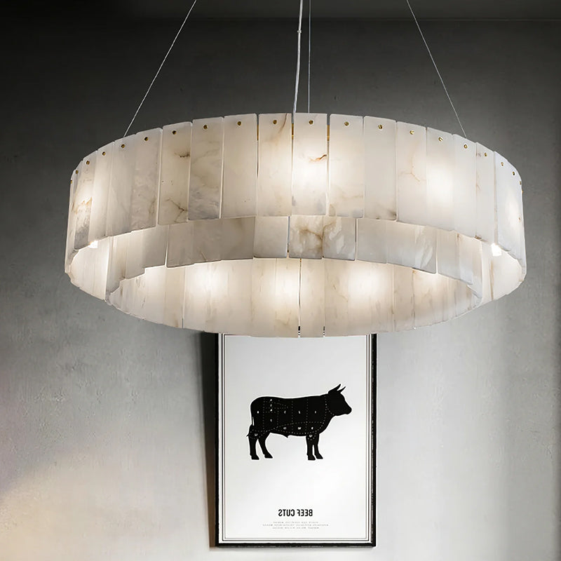 Nordic Alabaster Chandelier - Loonglight