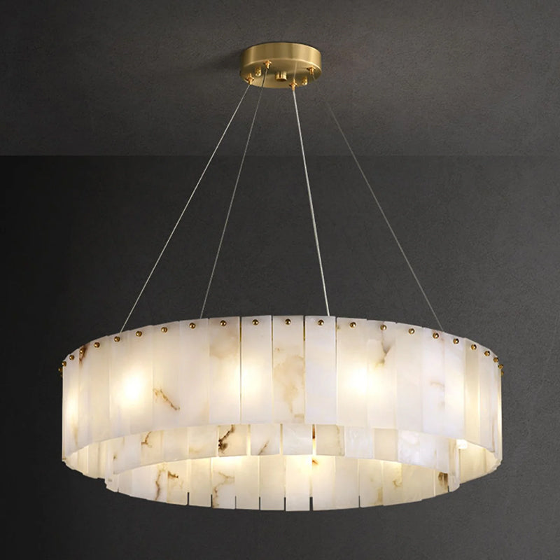 Nordic Alabaster Chandelier - Loonglight