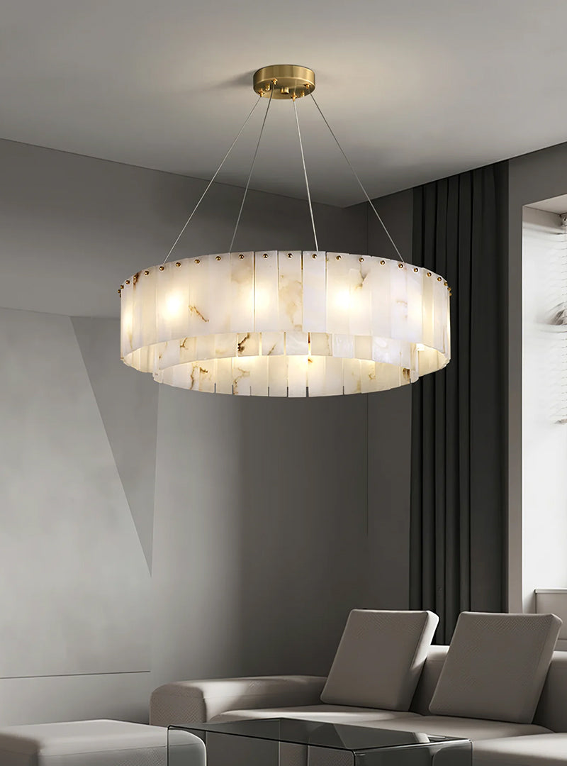 Nordic Alabaster Chandelier - Loonglight