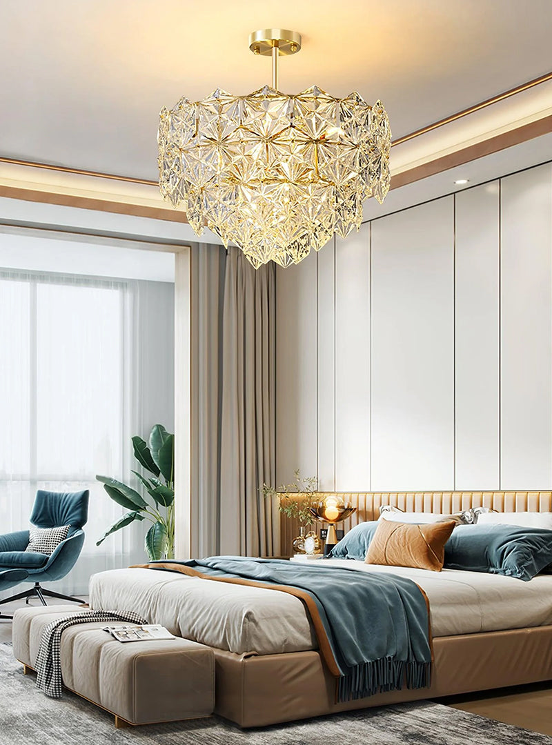 Nordic Diamond Chandelier - Loonglight