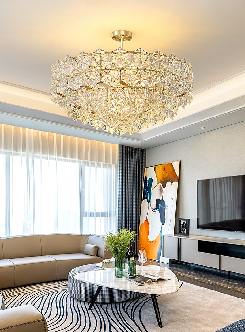 Nordic Diamond Chandelier - Loonglight