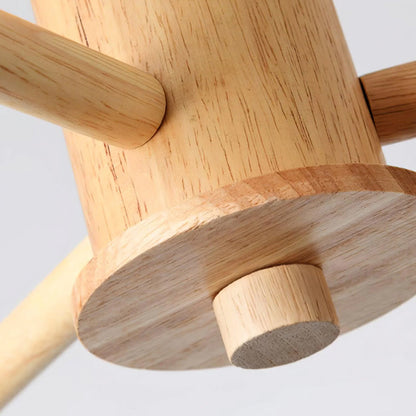 Scandi Natural Globe Chandelier - Loonglight