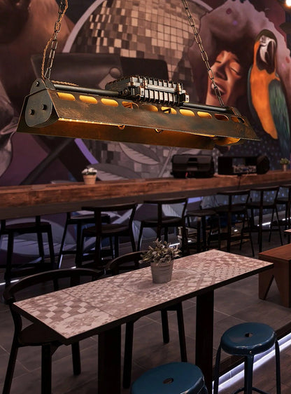 Old Industrial Chandelier - Loonglight