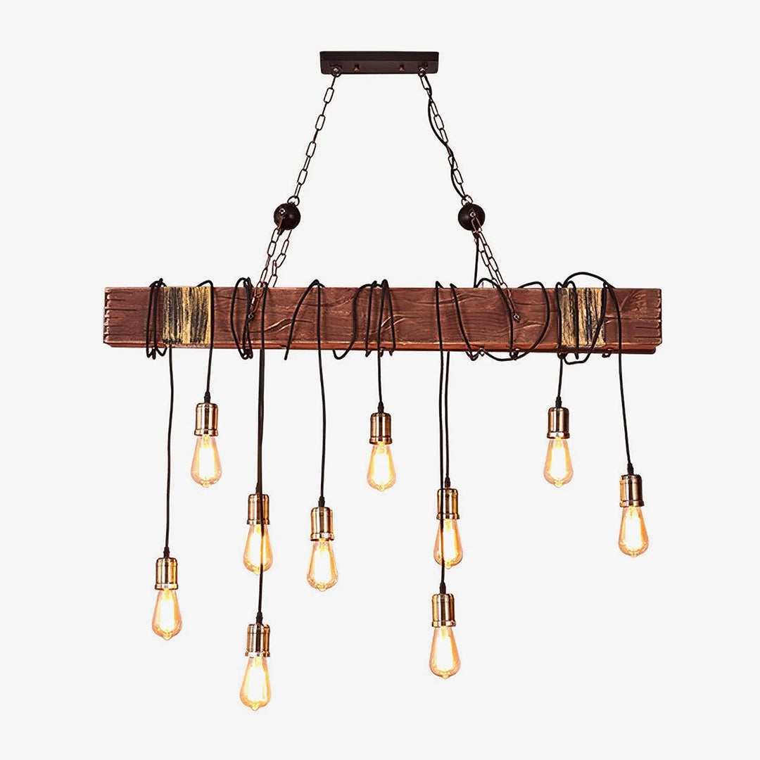 Old Industrial Chandelier - Loonglight