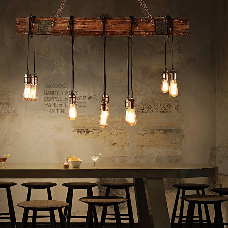 Old Industrial Chandelier - Loonglight