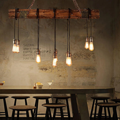 Old Industrial Chandelier - Loonglight