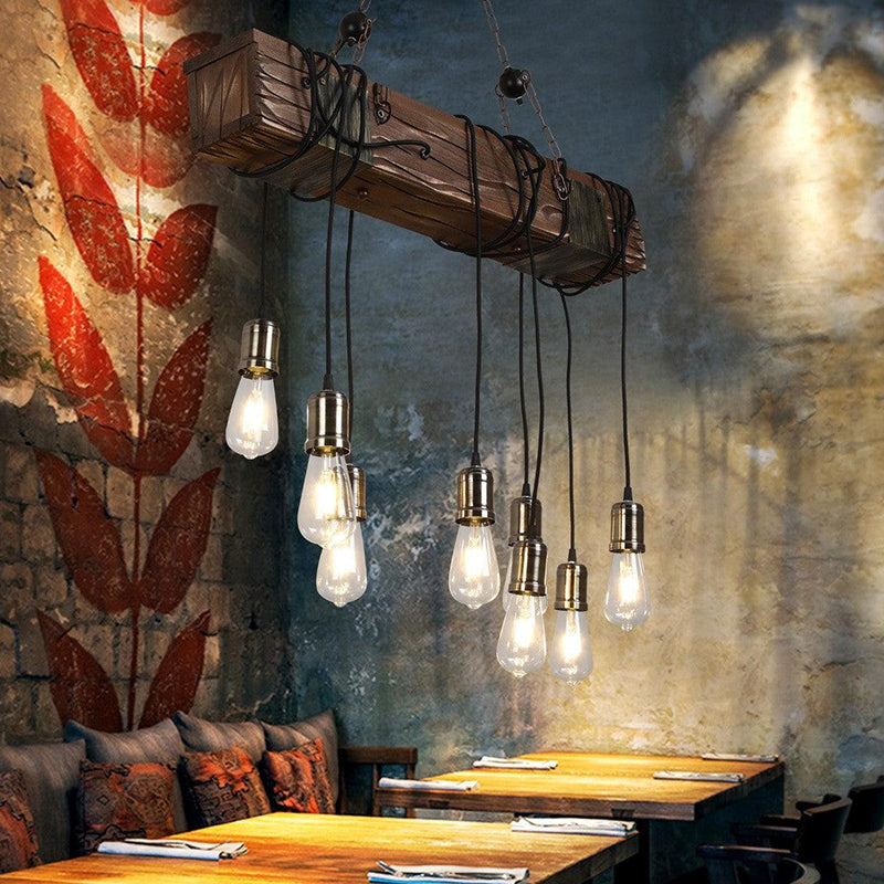 Old Industrial Chandelier - Loonglight