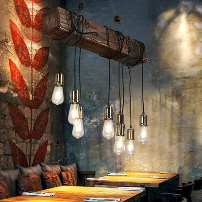 Old Industrial Chandelier - Loonglight