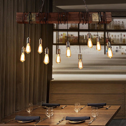 Old Industrial Chandelier - Loonglight