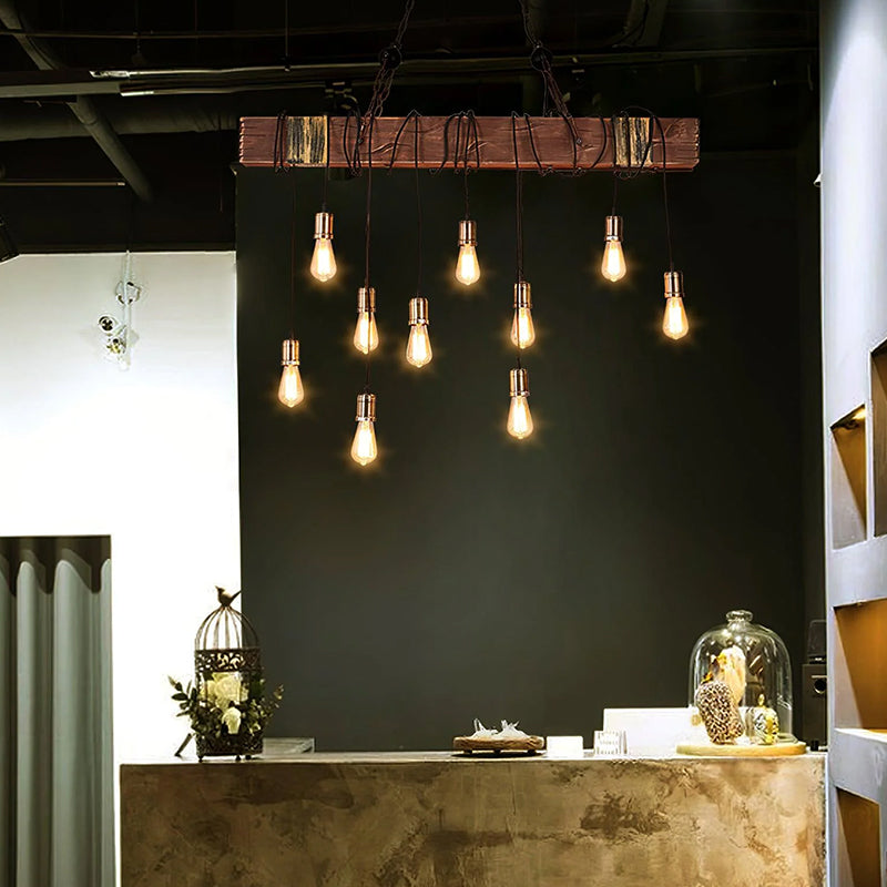 Old Industrial Chandelier - Loonglight