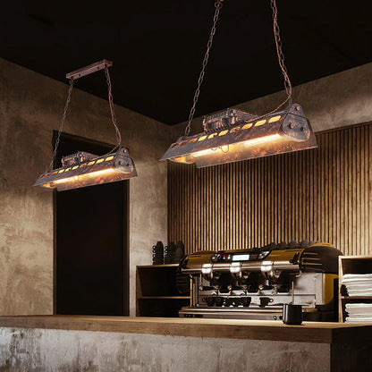 Old Industrial Chandelier - Loonglight