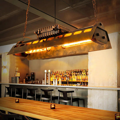 Old Industrial Chandelier - Loonglight