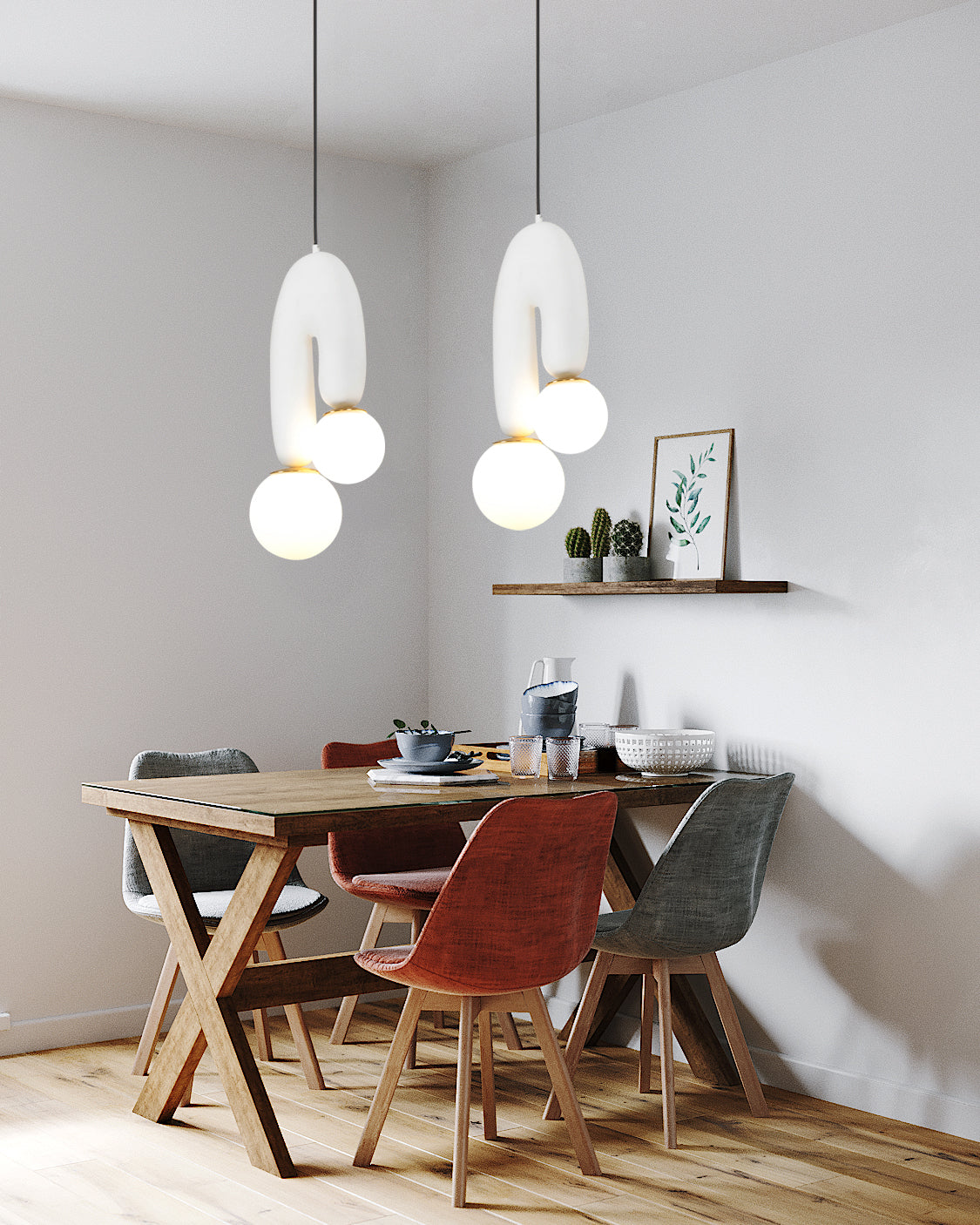 Oo Cactus Pendant Light - Loonglight