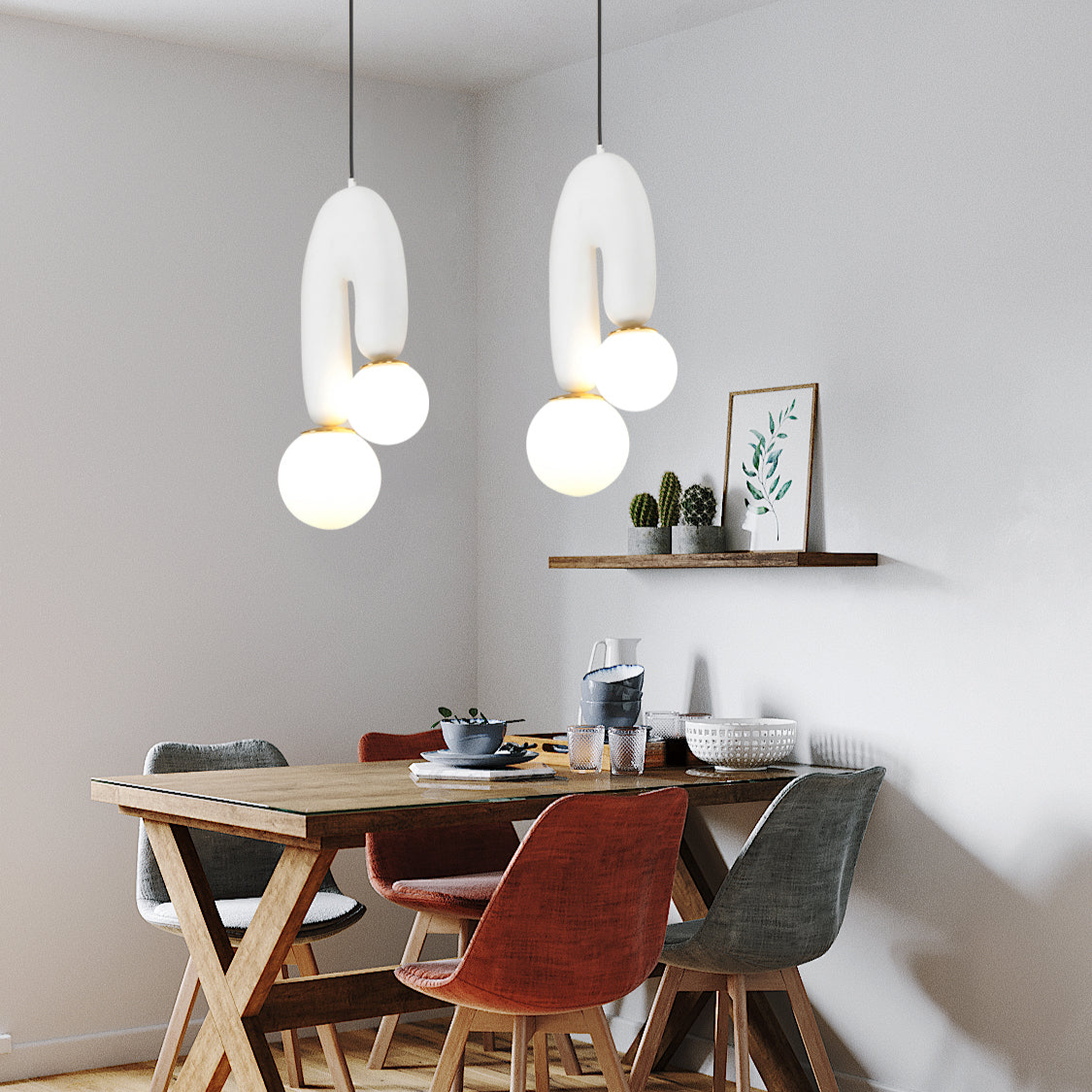Oo Cactus Pendant Light - Loonglight