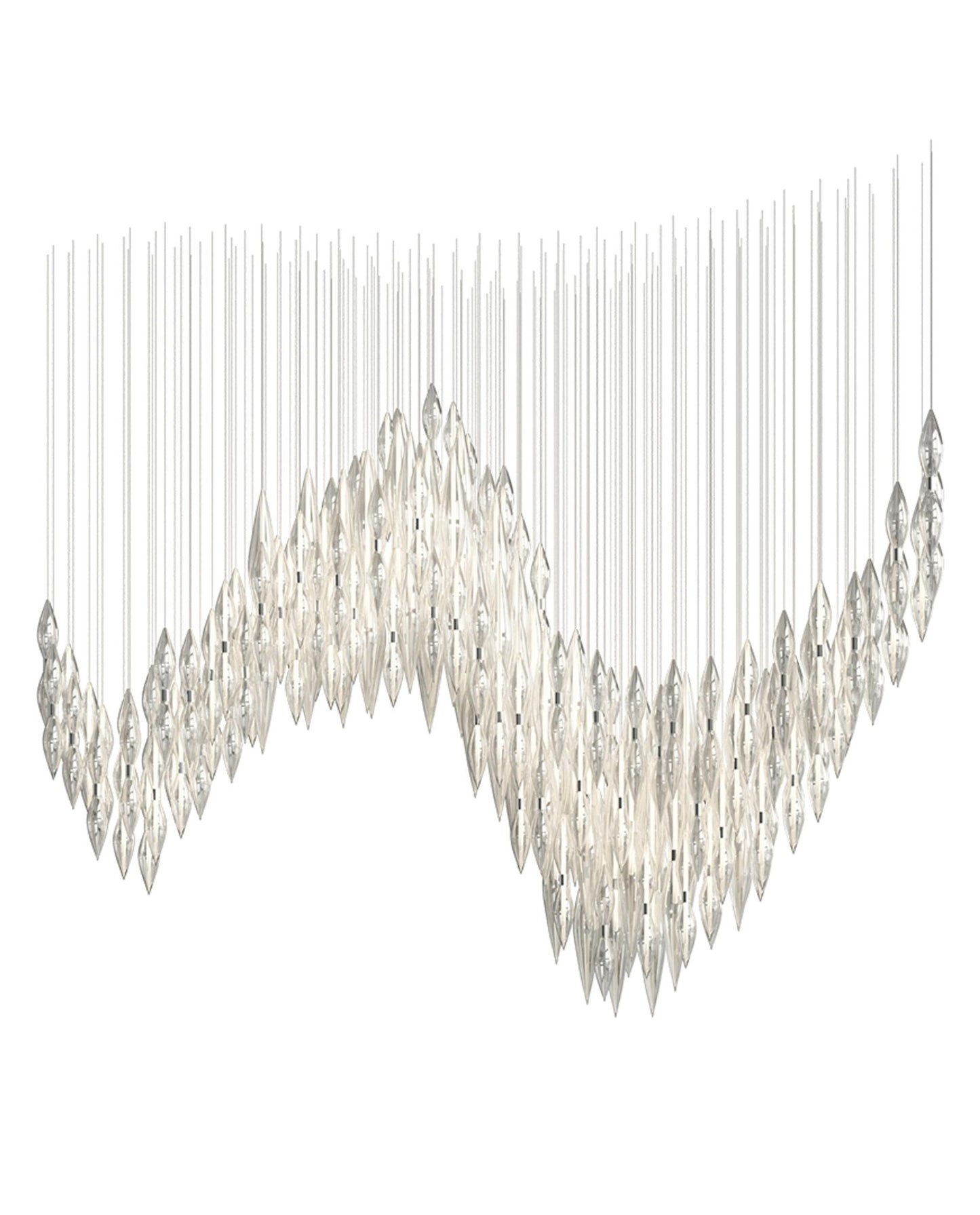 Opera Glass Leaf Chandelier