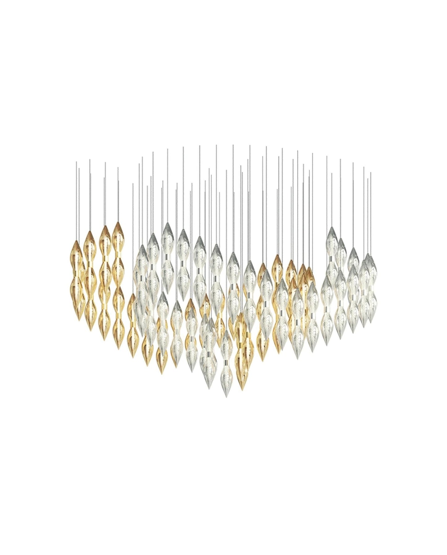 Opera Glass Leaf Chandelier