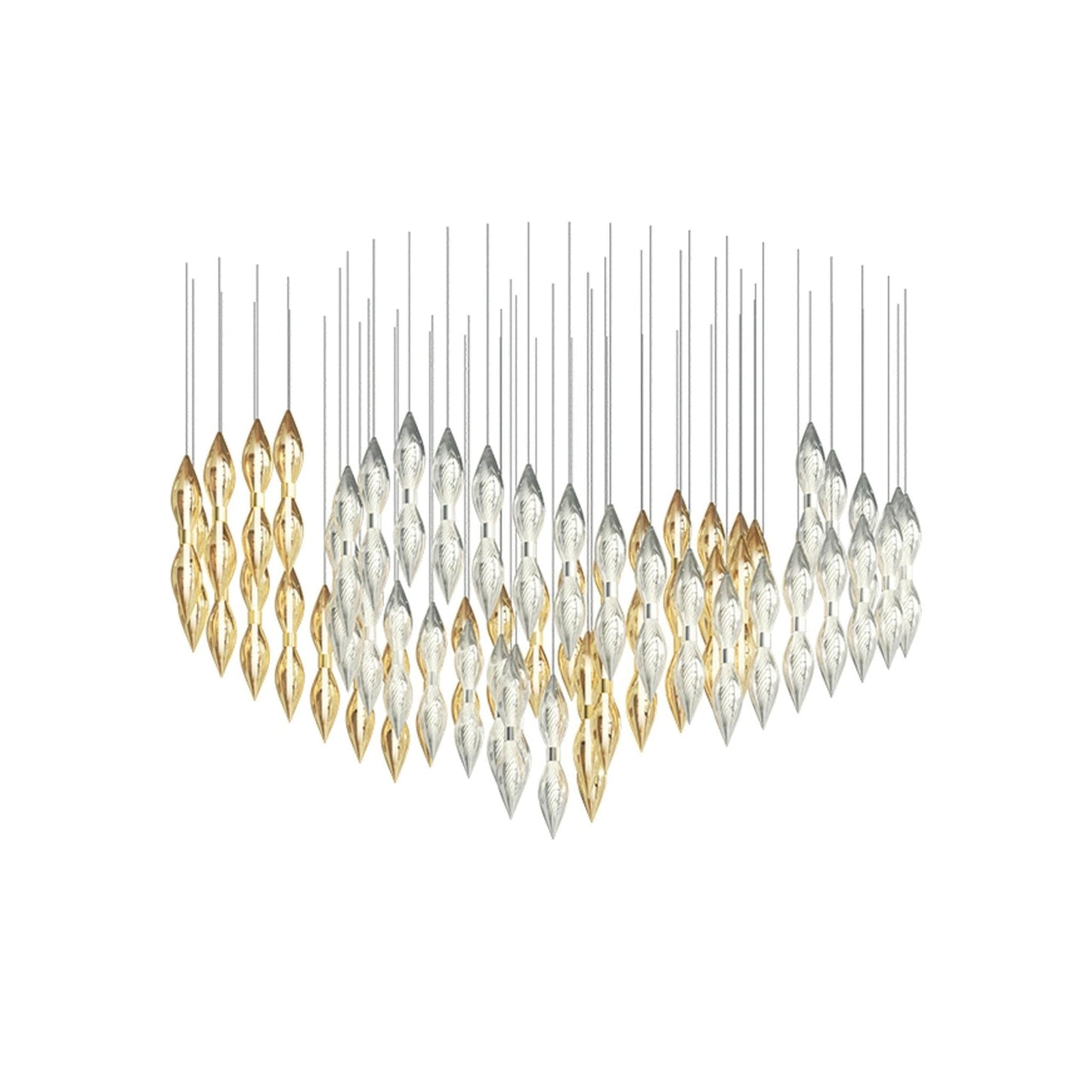 Opera Glass Leaf Chandelier