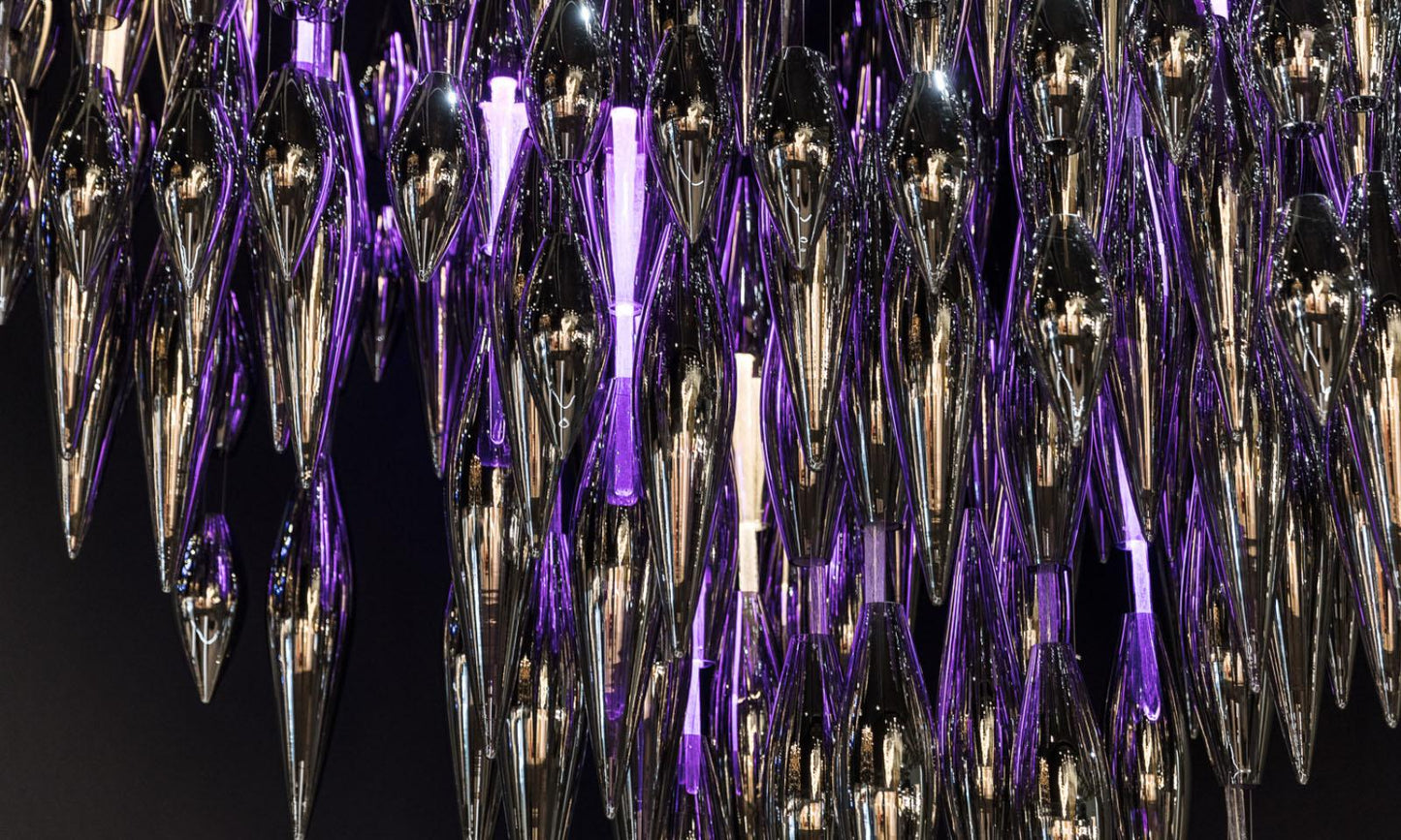 Opera Glass Leaf Chandelier