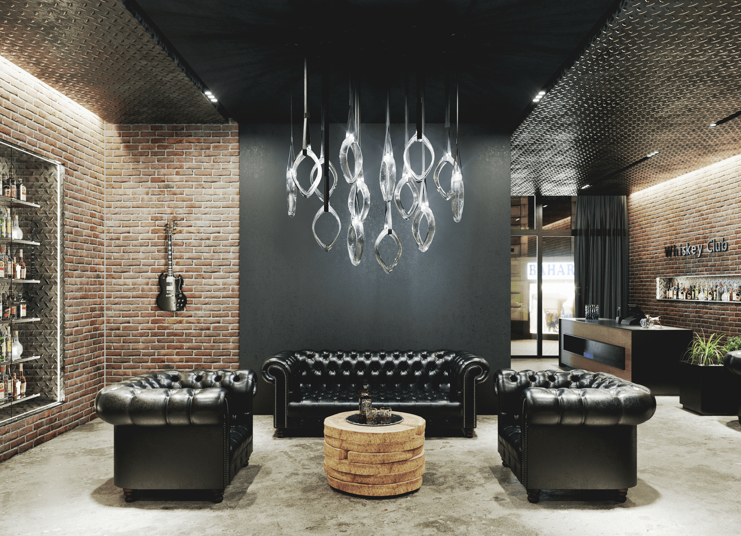 Origin Glass Leaf Chandelier - Loonglight