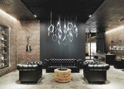 Origin Glass Leaf Chandelier - Loonglight