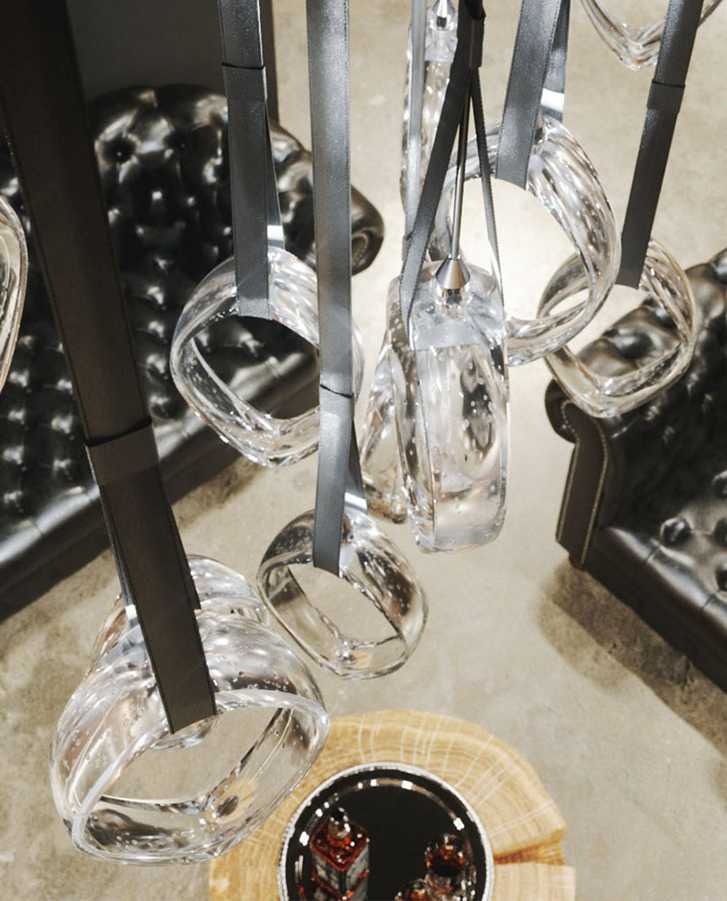 Origin Glass Leaf Chandelier - Loonglight