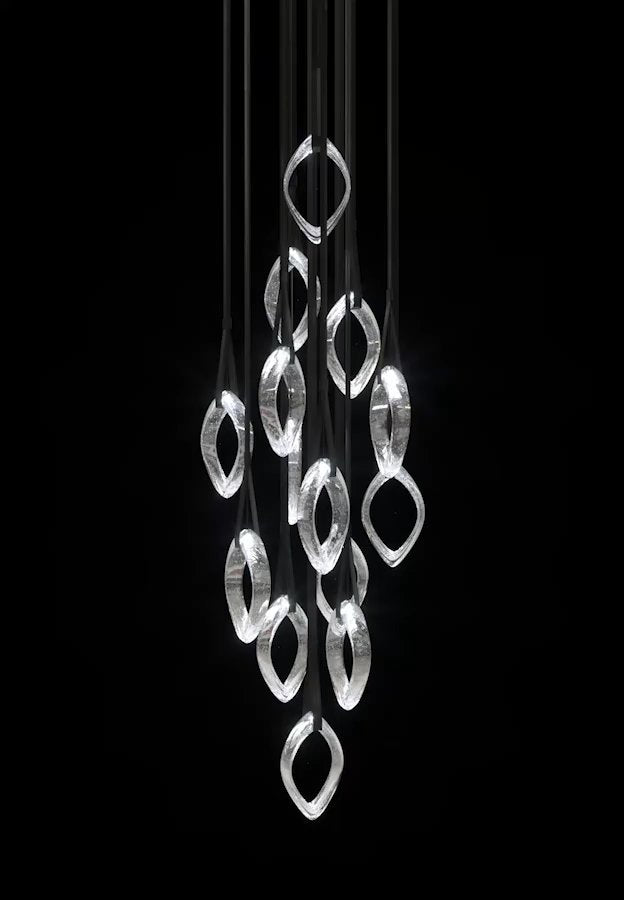 Origin Glass Leaf Chandelier - Loonglight