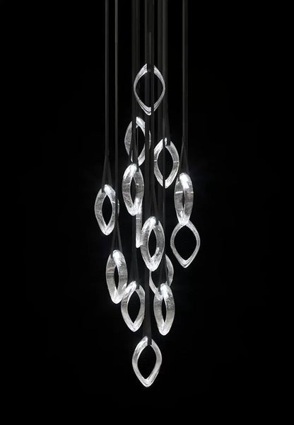 Origin Glass Leaf Chandelier - Loonglight