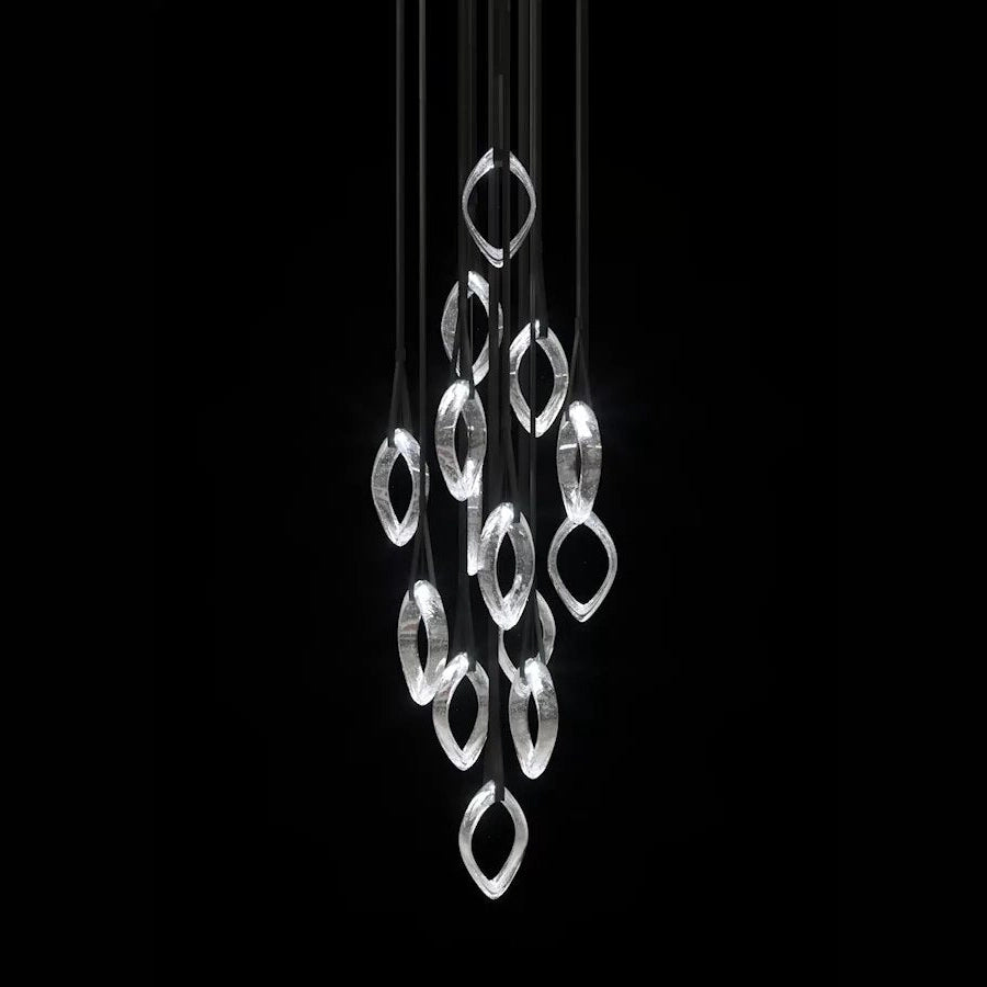 Origin Glass Leaf Chandelier - Loonglight