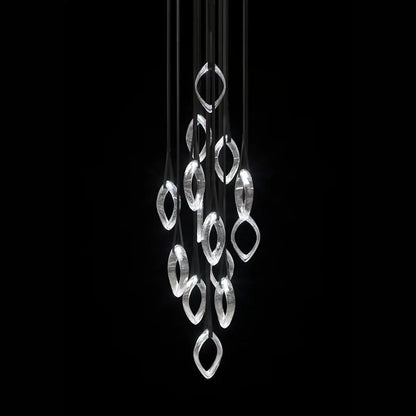 Origin Glass Leaf Chandelier - Loonglight