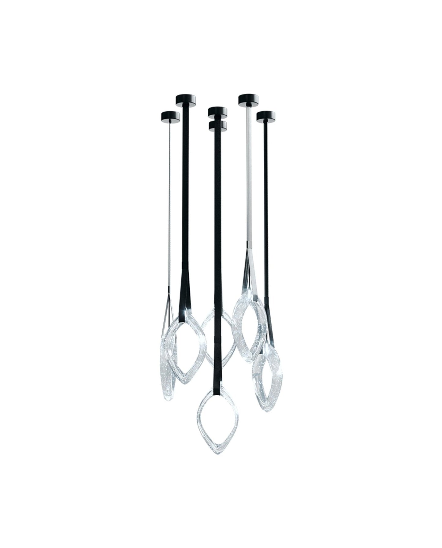 Origin Glass Leaf Chandelier - Loonglight