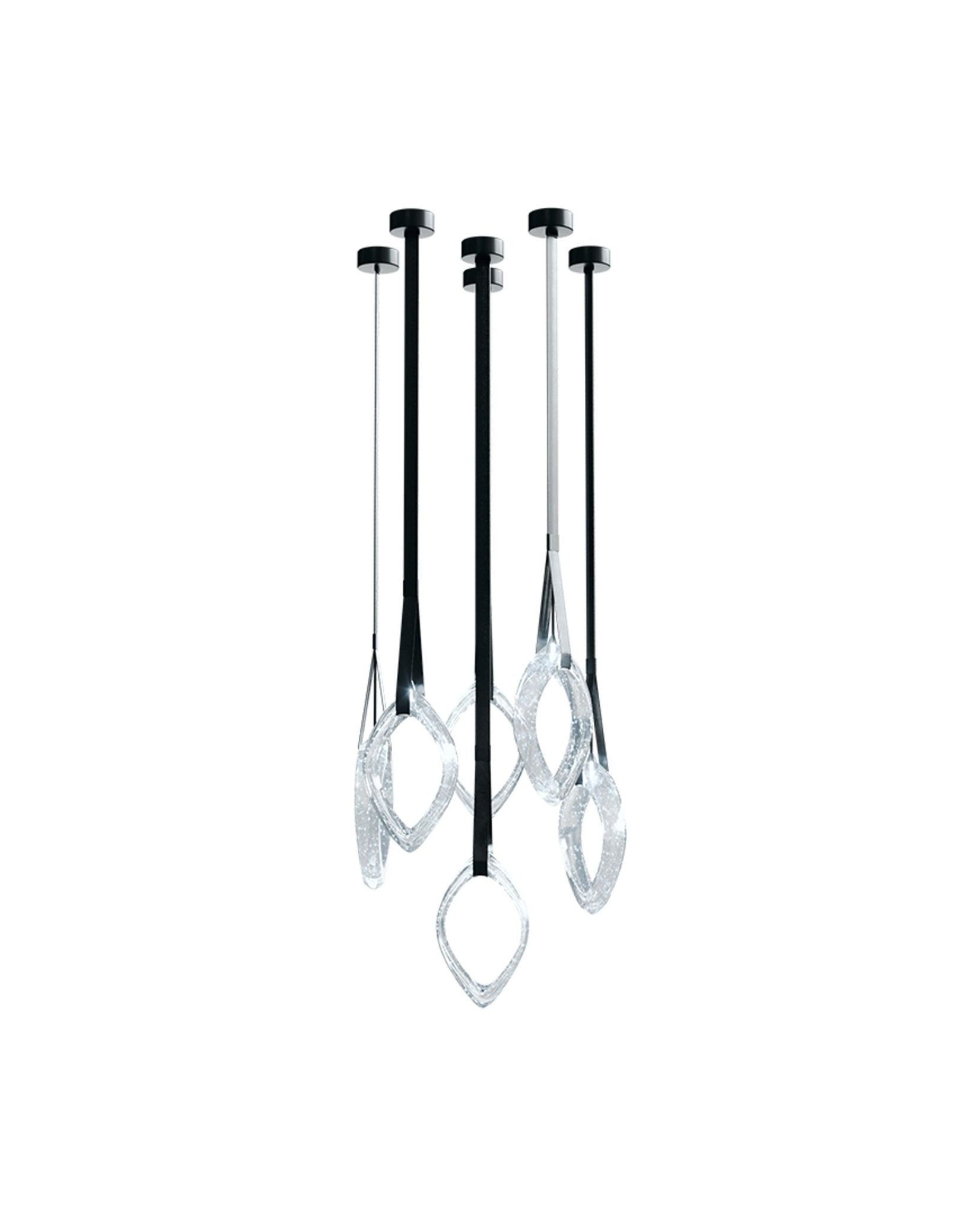 Origin Glass Leaf Chandelier - Loonglight