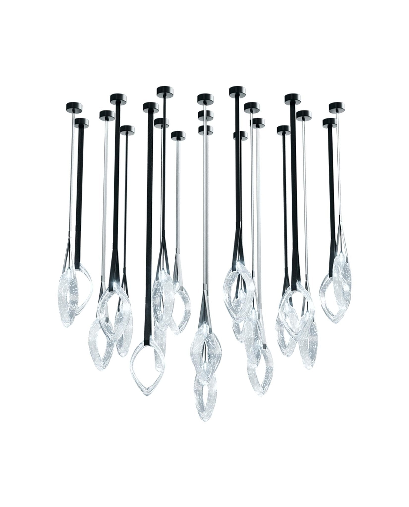 Origin Glass Leaf Chandelier - Loonglight