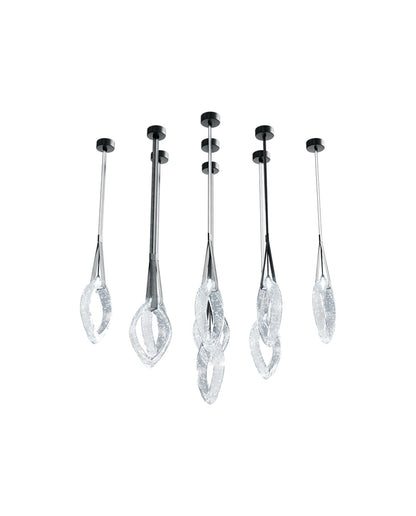 Origin Glass Leaf Chandelier - Loonglight